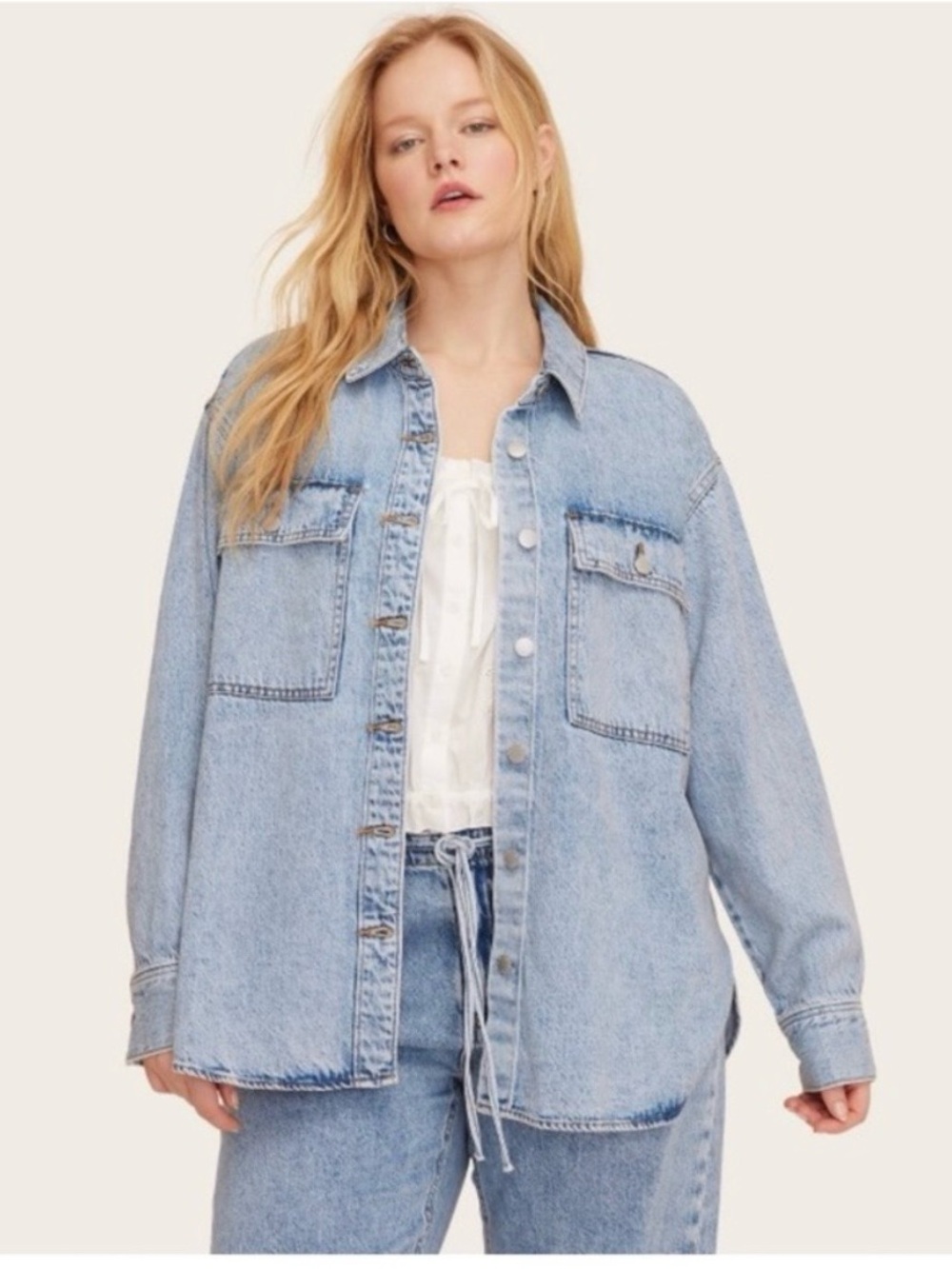 Parke | Parke x Target Women’s Long Sleeve Denim Shacket